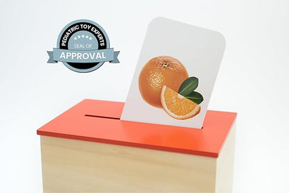 Learn & Drop Toddler Toy, Montessori Learning Games, 50 Preschool Flashcards for Toddlers 1-3, Learning Resources, Toddler Toys 2-3, Sight Word Flash Cards, Kindergarten Classroom Must Haves