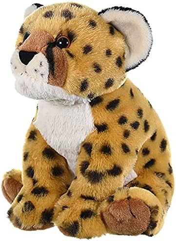 Wild Republic Cheetah Cub Plush, Stuffed Animal, Plush Toy, Gifts for Kids, Cuddlekins 12"