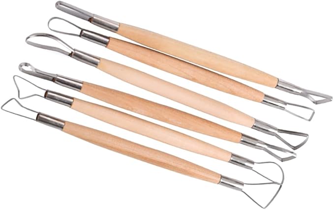 Clay Tools Sculpting for Polymer Air Dry Modeling Clay Beginners & Professionals Ideal for DIY Pottery & Ceramics Tools Double-Sided Polymer Carving Tools Kit (14)