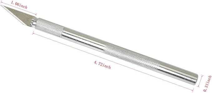 ZYAMY 3IN1 Sculpting Tool Set Feather Pin, Carving Knife and Pro Needle Wire Texture Pottery Clay Tool Kit Brush Tools Ceramics Modeling Tool