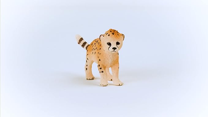 Schleich Wild Life New 2023, Wild Animal Safari Toys for Boys and Girls, Cheetah Cub Toy Figurine, Ages 3+