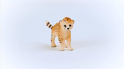 Schleich Wild Life New 2023, Wild Animal Safari Toys for Boys and Girls, Cheetah Cub Toy Figurine, Ages 3+