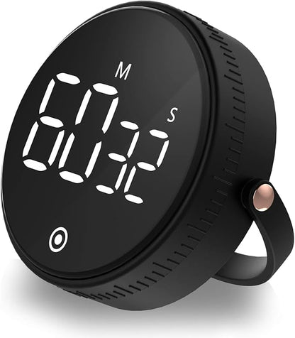 Digital Kitchen Timer for Cooking,Large LED Display Productivity Timer,Magnetic Countdown Timer Clock with 3-Level Volume Adjustable for Seniors, Kids, Teachers, Classroom, Exercise, Fitness