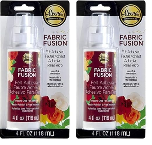 Aleene's Felt Adhesive Fabric Glue, White (43234) (Pack of 2)
