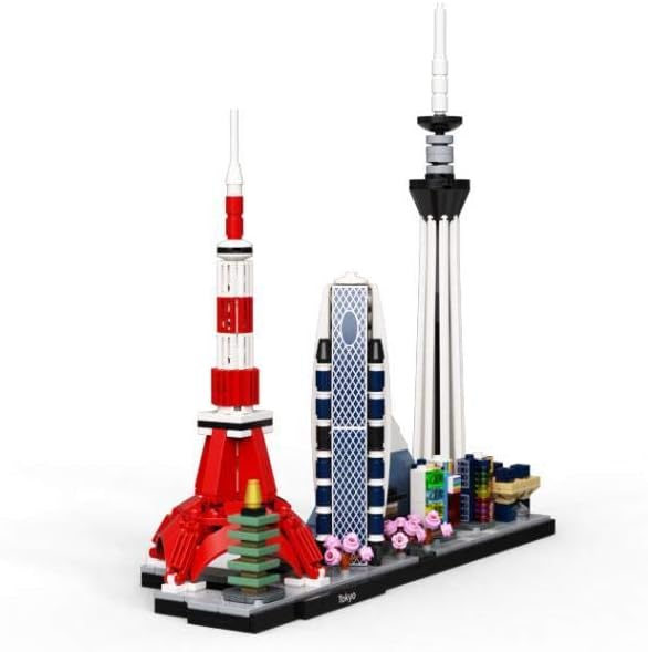LEGO Architecture Skylines: Tokyo 21051 Building Kit, Collectible Architecture Building Set for Adults (547 Pieces)