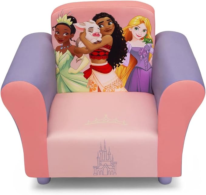 Delta Children Upholstered Chair, Disney Princess