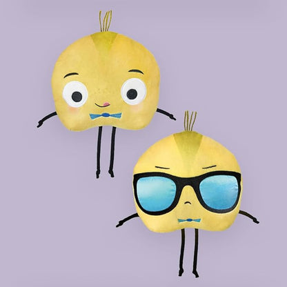 MerryMakers The Cool Bean Book Character Plush, Yellow