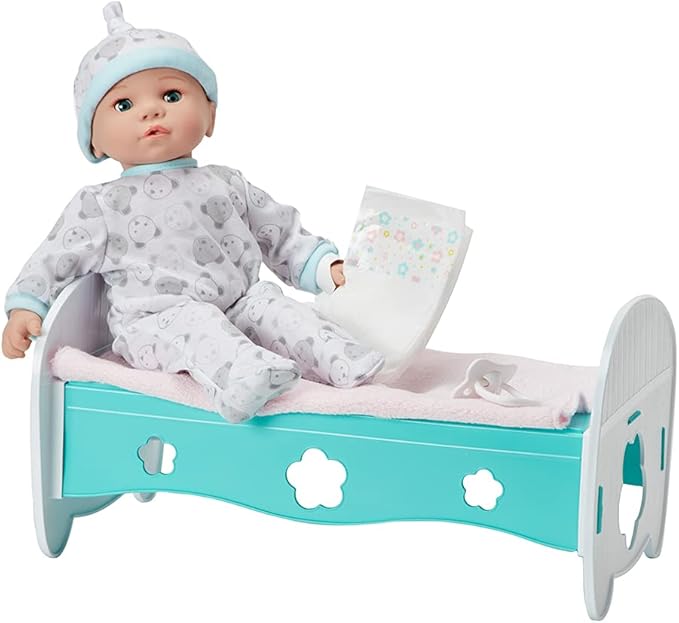 Madame Alexander 14" Adoption Day Baby Boy Doll, Light Skin, Blue Eyes,20455