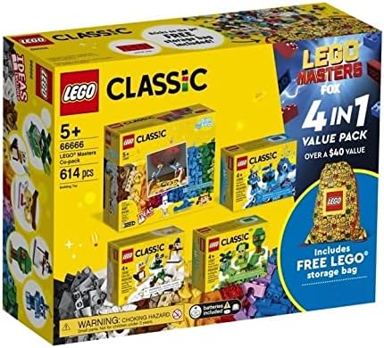 LEGO Exclusive Masters Co-Pack 66666 Creative Building Toy Value Set (613 Pieces)