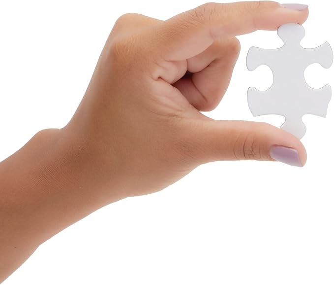 Juvale 48 Sheets Blank Puzzles to Draw On Bulk – 6x8 inch Make Your Own Jigsaw Puzzle for Kids Crafts Projects (28 Pieces Each)