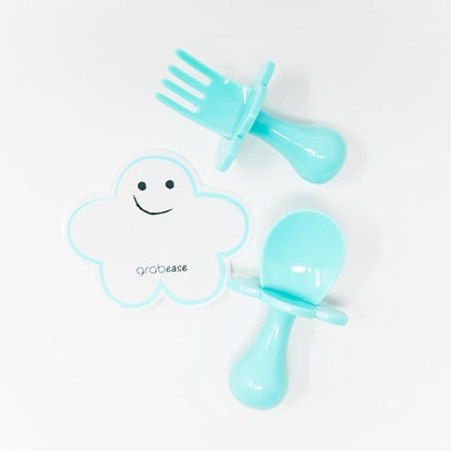 Grabease Baby & Toddler Utensils - Spoons & Forks - BPA-Free & Phthalate-Free, Cutlery Set for Baby & Toddler