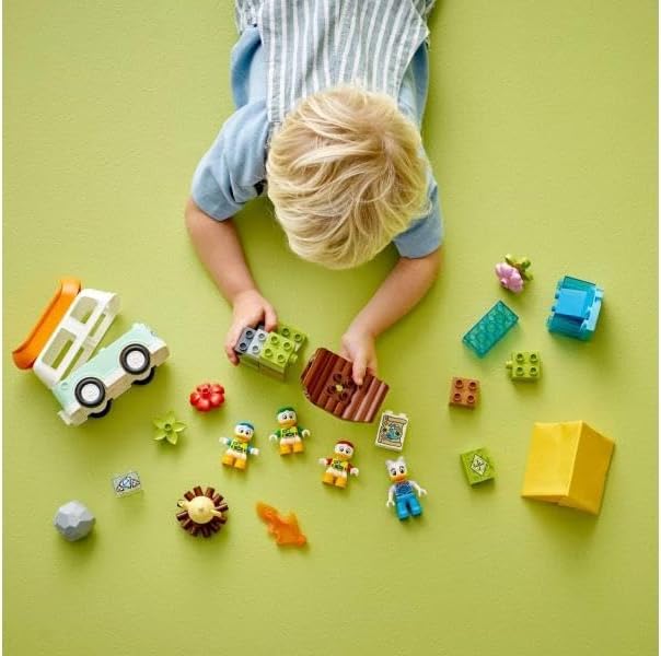 LEGO DUPLO Disney Mickey and Friends Camping Adventure 10997 Toddler Building Toy Set, Features 4 DUPLO Toy Figures: Daisy Duck, Huey, Dewey and Louie to Inspire Creative Role Play