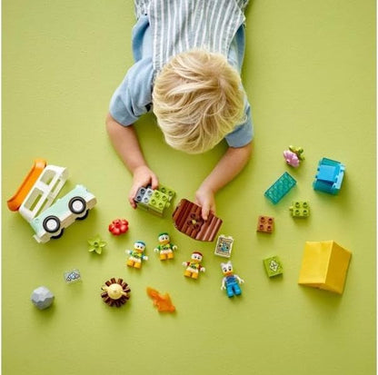 LEGO DUPLO Disney Mickey and Friends Camping Adventure 10997 Toddler Building Toy Set, Features 4 DUPLO Toy Figures: Daisy Duck, Huey, Dewey and Louie to Inspire Creative Role Play