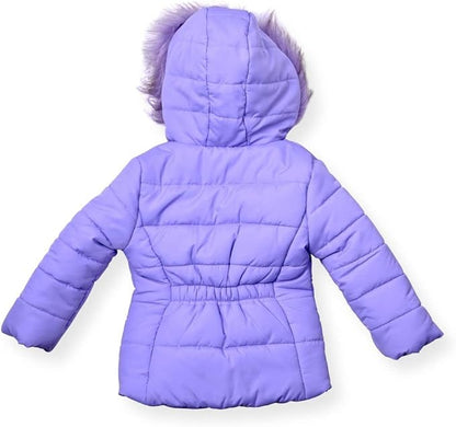 Arctic Quest Little Girls Bib Snow Pants and Ski Jacket Water-Resistant Snowsuit For Kids Winter Jacket For Girls