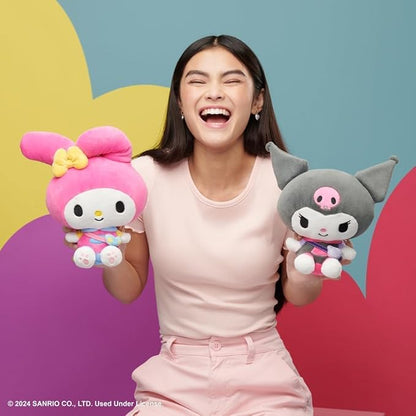 Jazwares Hello Kitty and Friends, Kuromi Series 1 Plush - Hoodie Fashion and Bestie Accessory - Officially Licensed Sanrio Product from
