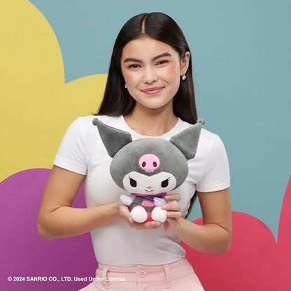 Jazwares Hello Kitty and Friends, Kuromi Series 1 Plush - Hoodie Fashion and Bestie Accessory - Officially Licensed Sanrio Product from
