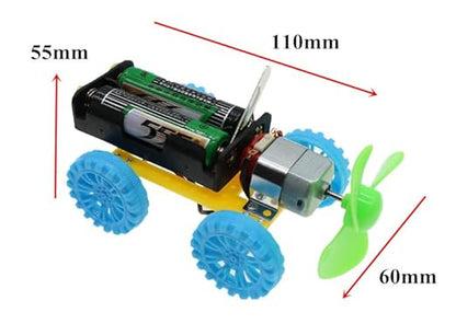 Mini Motor Kit for Kids, Electric Motor Kit with Plastic Gears, Shaft Propeller, Mini Engine Build Kit for DIY STEM Engineering Toy Science Project