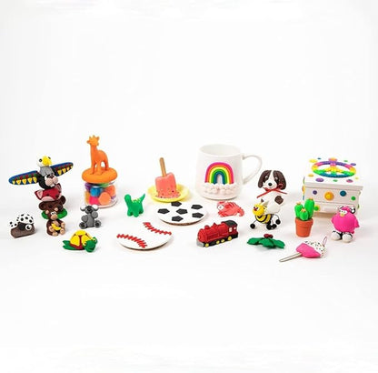 Sculpey III 12 Bright Colors of Polymer Oven-Bake Clay, Non Toxic 12 oz., great for modeling, sculpting, holiday, DIY & school projects.Great for kids & beginners!