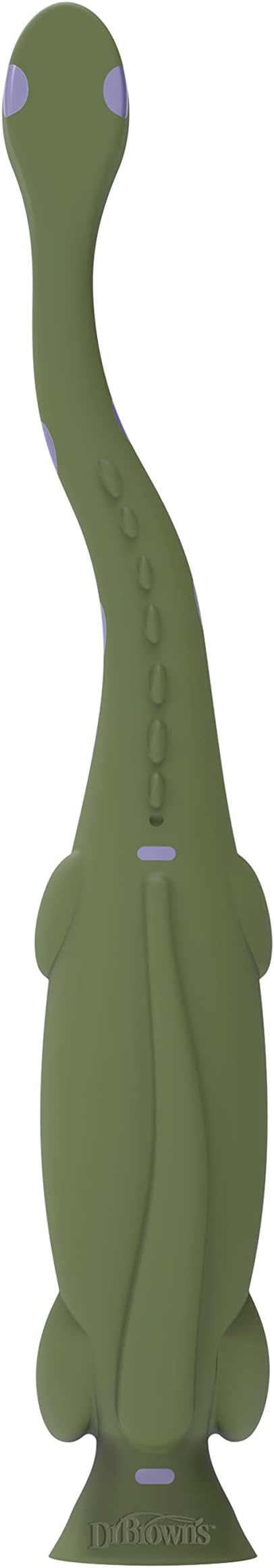 Dr. Brown's Toddler Toothbrush, Dinosaur, Green, 1-Pack