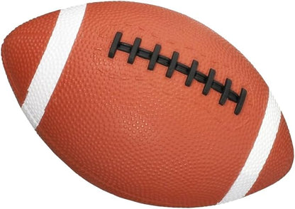 AppleRound Pack of 4 Sports Balls with Pump for Kids and Teens - 1 Each of 8.5-Inch Soccer, Basketball, Playground Ball, and 9-Inch Football
