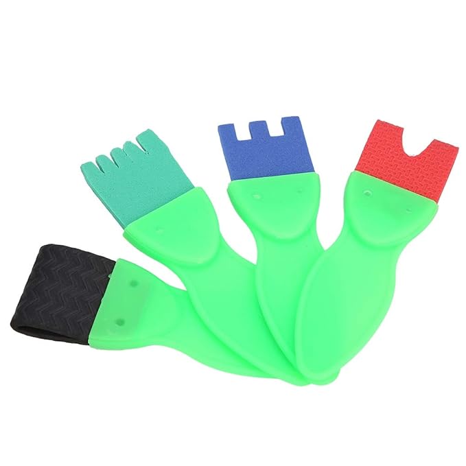 12pcs Kids Painting Brushes, Sponge Paint Roller Brush Portable Toy Drawing Set Painting Tools for Child Play