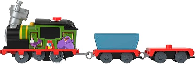 Thomas & Friends Motorized Toy Train Talking Whiff Engine with Sounds Phrases & Cargo Car for Preschool Pretend Play Kids Ages 3+ Years