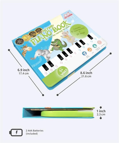 BEST LEARNING My First Piano Book - Educational Musical Toy for Toddlers Kids Ages 3-5 Years - Ideal 3, 4 Year Old Boy or Girl Birthday Present