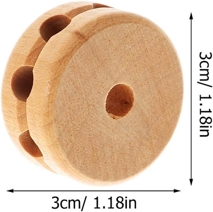 Gadpiparty 60pcs DIY Wooden Building Blocks Toy Different Sized DIY Craft Wooden Splicing Blocks Playthings Stacking Blocks Toys