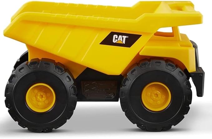 CAT Construction Toys, CAT Dump Truck Toy Construction Vehicle – 10" Plastic Action Vehicle with Articulated Buckets for Indoor & Outdoor Play. Ages 3+