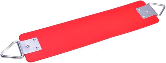 AGPTEK Swing Seat, 30.4 x 6 x 0.27 Inch Yard Swing for Kids & Adults with Metal Triangle Ring - Red(113KG /250LB Weight Limit)