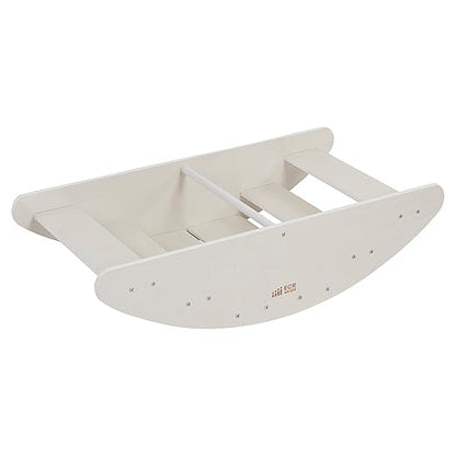 ECR4Kids Rocking Boat and Steps, Play Center, White Wash