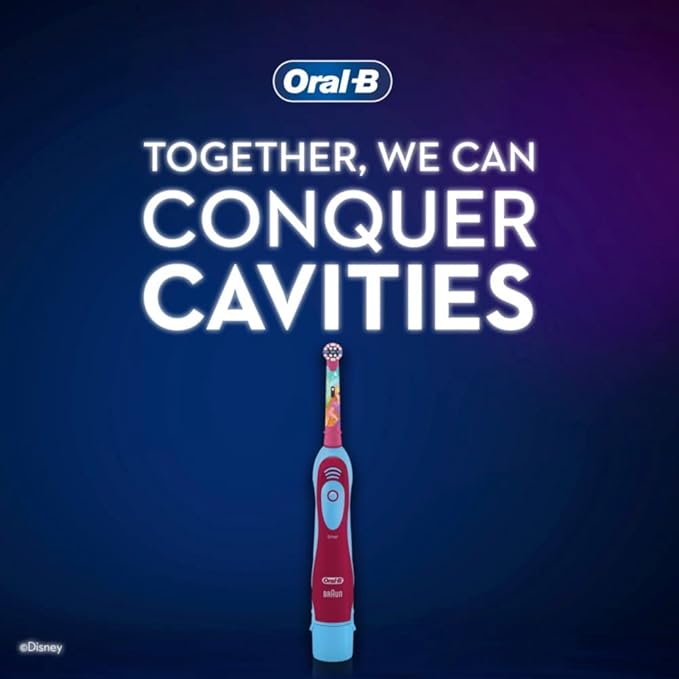 Oral-B Kid's Battery Toothbrush Featuring Disney Princess, for Kids 3+