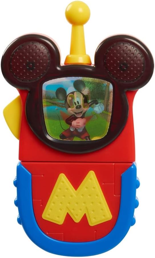 Disney Junior Mickey Mouse Funhouse Communicator with Lights and Sounds, Kids Toys for Ages 3 Up by Just Play