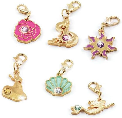 Make It Real Disney Princess Crystal Dreams Jewelry Kit - DIY Bead & Charm Bracelet Set with Swarovski Crystals, Includes Supplies & Exclusive Princess Book - Create 6 Bracelets, Ages 8