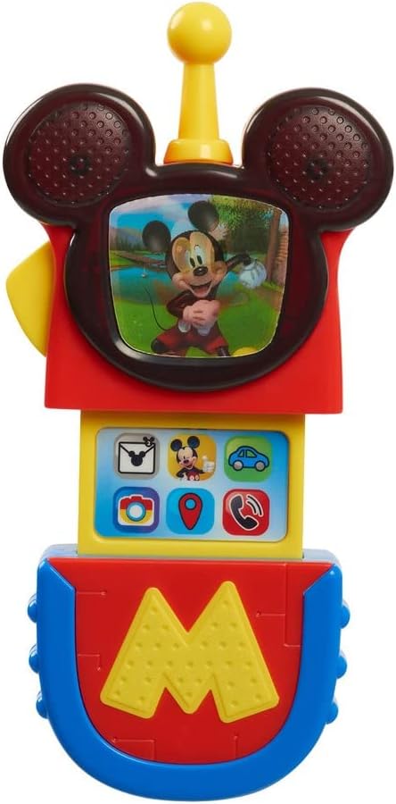 Disney Junior Mickey Mouse Funhouse Communicator with Lights and Sounds, Kids Toys for Ages 3 Up by Just Play