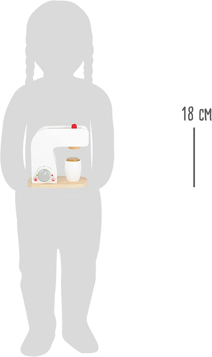 Small Foot Wooden Toys Coffee Machine, Cups and Coffee Beans Complete playset for Play Kitchens Designed for Children Ages 3+, Multi (10593)