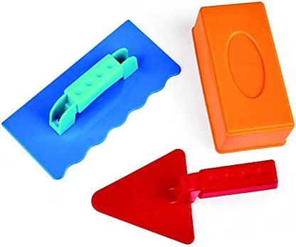 Hape Master Bricklayer Beach and Sand Toy Set Toys, Multicolor, Bold