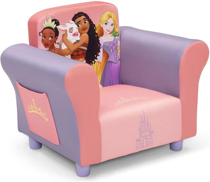 Delta Children Upholstered Chair, Disney Princess