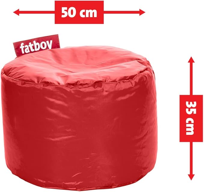 Fatboy Point Ottoman, Red