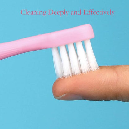 6 Packs Kids Toothbrush,Lovely Little Mushroom Extra Soft Bristles Toddler Toothbrush for 1-3Years Old (Pink& Yellow &Blue)…