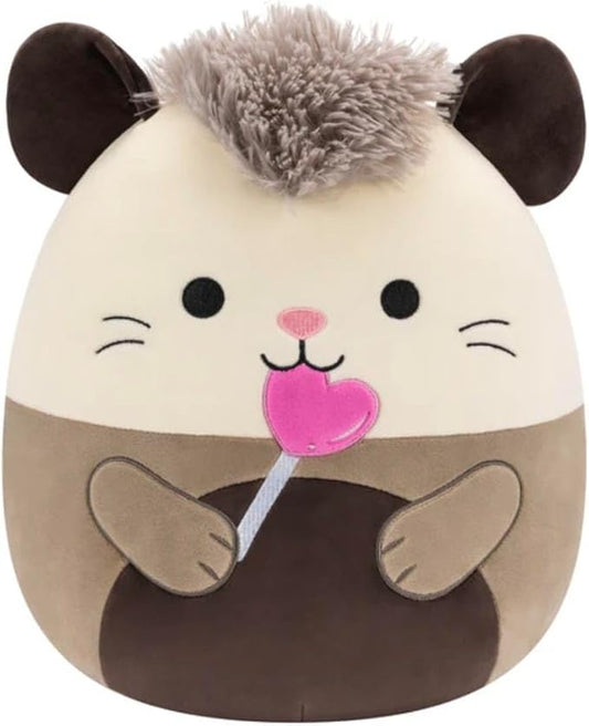 Squishmallows 2025 Original 8-Inch Valentine Squad Plush - Collectible Soft & Squishy Mini Stuffed Animal Toy - Add to Your Squad - Gift for Kids, Girls & Boys (Luanne The Opossum Lollipop)