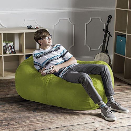 Jaxx Sofa Saxx Bean Bag Lounger, 4-Feet, Lime