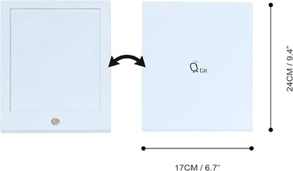 Teamson Kids Little Chef Frankfurt 27 Piece Play Kitchen Tablet with Recipes and Pretend Ingredients and Wooden Food Cutting Set, Multicolor/White , Green