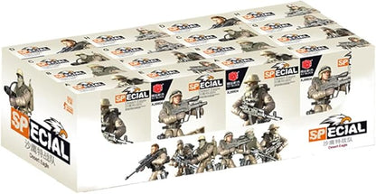 8 PCS Building Block City Policeman Action Mini-Figures with Multiple Military Weapons Accessories SWAT Model Equipment Assembly Building Toys Party Favors Gift for Boys