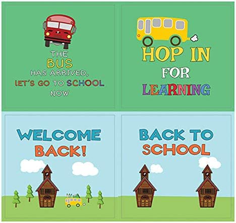 Creanoso Back to School and Guitar Inspiring Quote Stickers (10-Sheet) – Total 120 pcs (10 X 12pcs) Individual Small Size 2.1 x 2. Inches, DIY Designs, Decoration Art Decal for Boys & Girls, Children