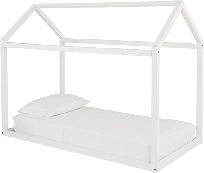 Signature Design by Ashley Flannibrook Contemporary House Bed Frame, Twin, White