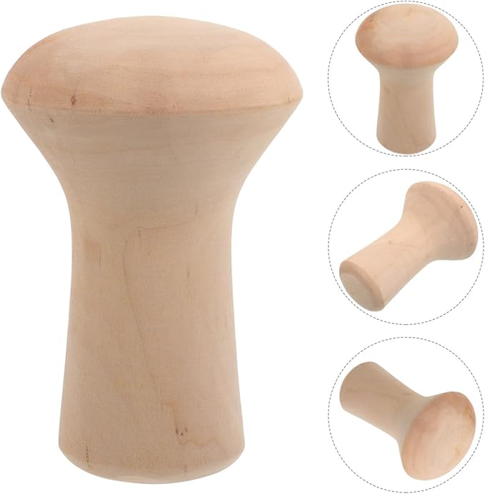 COHEALI Mushroom Shaped Pottery Mold 4.72X3.14In Ceramic Tool for Clay Crafting and Painting DIY Artistic Pottery Supplies Handbuilding Clay Mold