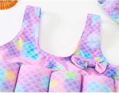 Baby Kids Floatation Suit Float One-Piece Swimwear Buoyancy for Girls Boys 1-8Years