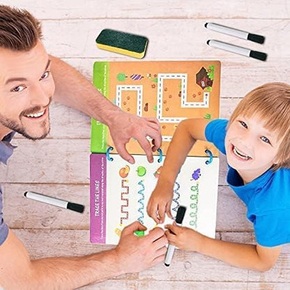 Preschool Learning Activities for 2 Year Olds Toddler with 4 Dry Erase Markers for Preschool Classroom Montessori for 2 3 4 Years Kindergarten Workbooks