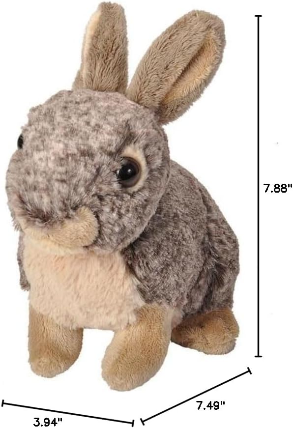 Wild Republic Bunny Plush, Stuffed Animal, Plush Toy, Gifts for Kids, Cuddlekins 8 Inches